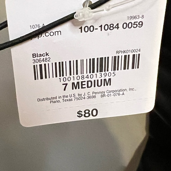 NWT St Johns Bay Womens Black  Douglas Black Heel Boots  7 NWT  (80$) - Picture 14 of 14